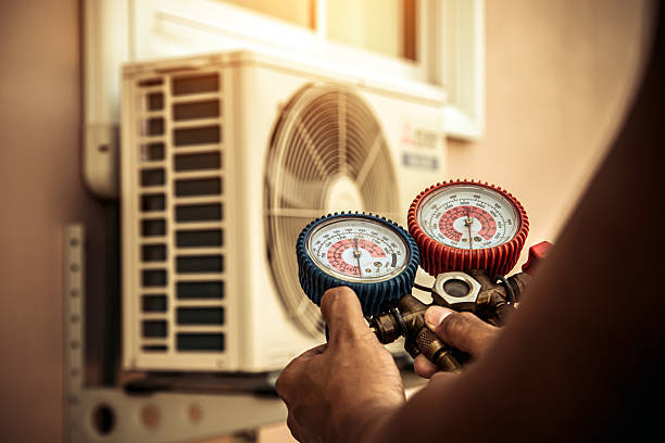 Professional Hvac Maintenance technician working in Fort Supply, OK